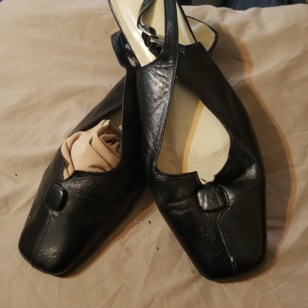 Kid's skin leather shoes